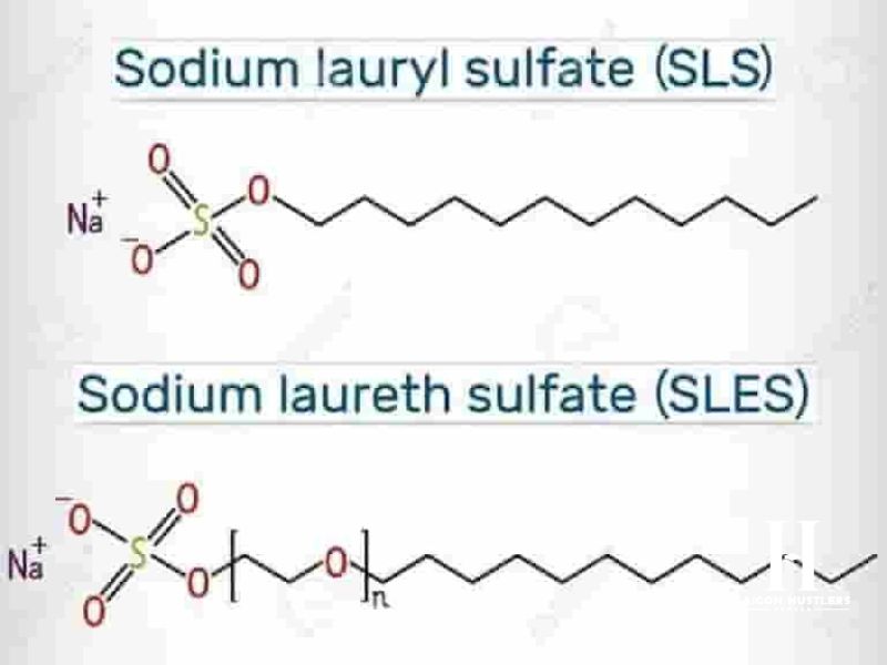 cấu tạo của hoạt chất sulfate có trong dầu gội
