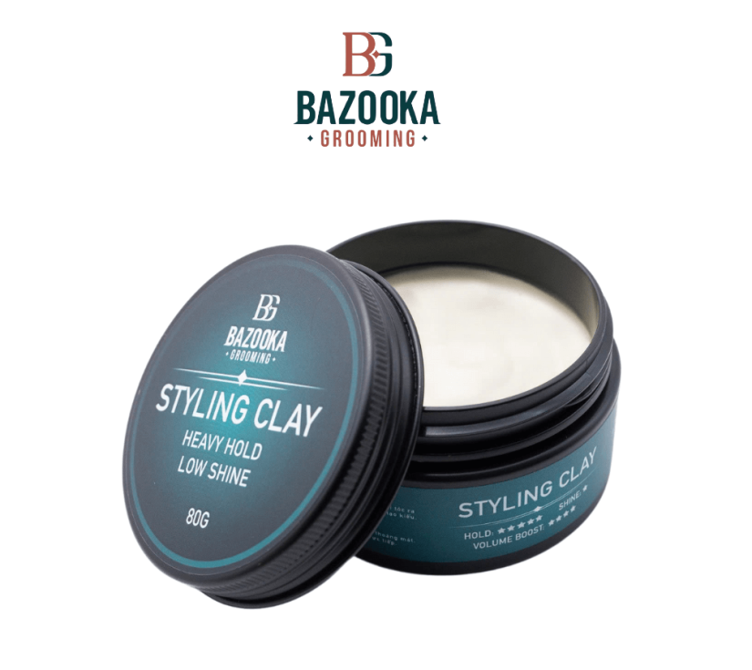 Sáp vuốt tóc Bazooka Grooming Styling Clay 80g