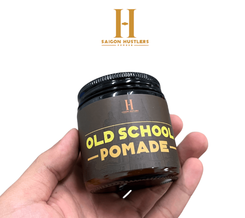 Sáp vuốt tóc Old School Pomade - Heavy hold & Low Shine 4oz / 112g