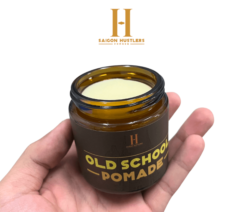 Sáp vuốt tóc Old School Pomade - Heavy hold & Low Shine 4oz / 112g
